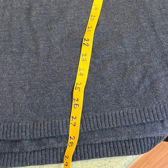 MAGASCHONI Navy Blue scoop neck sweater size L. - Picture 12 of 14